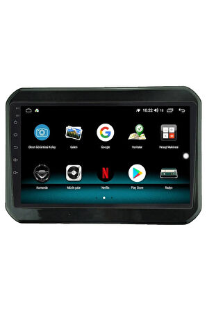 SUZUKI IGNIS ANDROİD 13 MULTİMEDYA Uyumlu CARPLAY 4GB RAM+64GB HDD 2014-2020 NAVİGASYON EKRAN