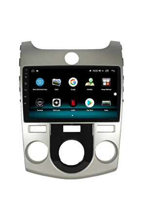 Kia Cerato Android 13 Multimedya Carplay 4gb Ram+64gb Hdd 2010-2012 Navigasyon Ekran Uyumlu