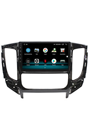 MİTSUBİSHİ L200 Uyumlu ANDROİD 13 MULTİMEDYA CARPLAY 4GB RAM+64GB HDD 2015-2019 NAVİGASYON EKRAN