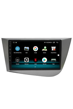 SEAT LEON ANDROİD 13 MULTİMEDYA CARPLAY 4GB RAM+64GB HDD 2006-2010 NAVİGASYON EKRAN