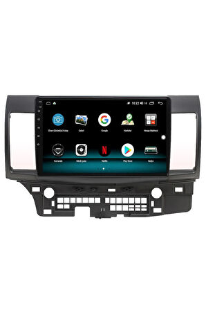 MİTSUBİSHİ LANCER Uyumlu 13 MULTİMEDYA CARPLAY 4GB RAM+64GB HDD 2008-2015 NAVİGASYON EKRAN