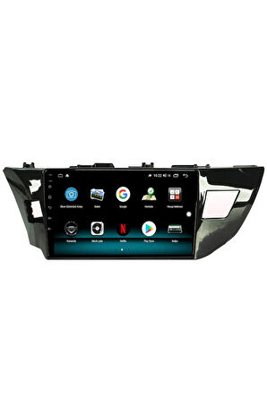 TOYOTA LEVIN ANDROİD 13 MULTİMEDYA CARPLAY 4GB RAM+64GB HDD NAVİGASYON EKRAN