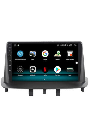 RENAULT MEGANE 3 ANDROİD 13 MULTİMEDYA CARPLAY 4GB RAM+64GB HDD NAVİGASYON EKRAN