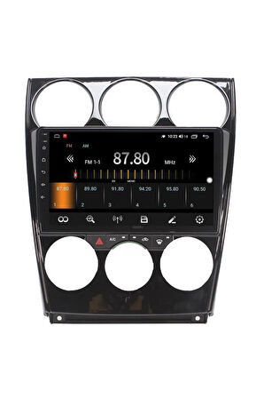 MAZDA 6 ANDROİD 13 MULTİMEDYA CARPLAY 4GB RAM+64GB HDD 2003-2007 NAVİGASYON EKRAN