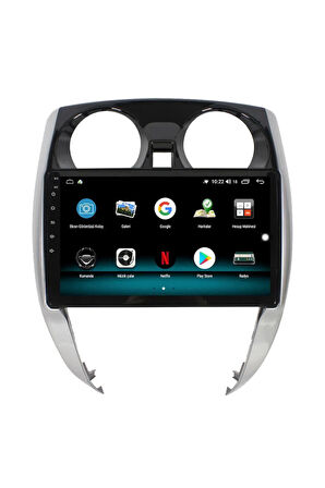 NİSSAN NOTE ANDROİD 13 MULTİMEDYA CARPLAY 4GB RAM+64GB HDD NAVİGASYON EKRAN
