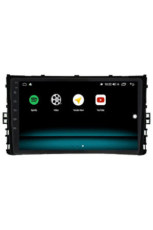 VOLKSWAGEN POLO ANDROİD 13 MULTİMEDYA CARPLAY 4GB RAM+64GB HDD 2018-2020 NAVİGASYON EKRAN