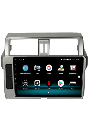 TOYOTA RAV4 ANDROİD 13 MULTİMEDYA CARPLAY 4GB RAM+64GB HDD 2014 NAVİGASYON EKRAN