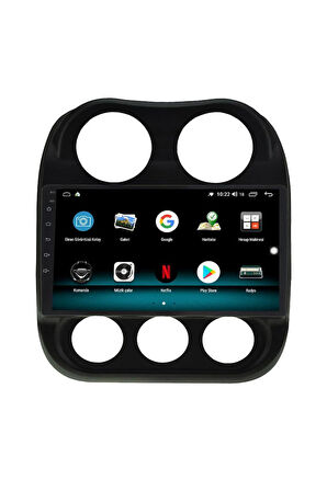 JEEP PATRİOT ANDROİD 13 MULTİMEDYA CARPLAY 4GB RAM+64GB HDD NAVİGASYON EKRAN