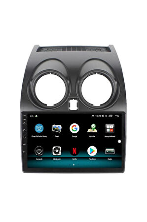 NİSSAN QASHQAİ ANDROİD 13 MULTİMEDYA CARPLAY 4GB RAM+64GB HDD 2007-2013 NAVİGASYON EKRAN