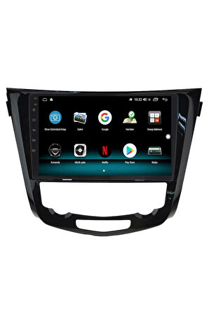 NİSSAN QASHQAİ ANDROİD 13 MULTİMEDYA CARPLAY 4GB RAM+64GB HDD 2014-2020 NAVİGASYON EKRAN