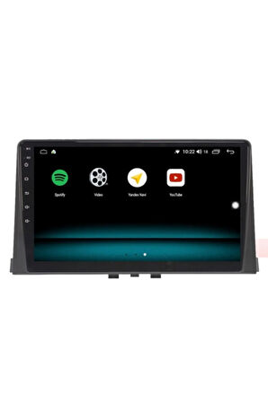 Peugeot Rifter Android 13 Multimedya Carplay 4gb Ram+64gb Hdd Navigasyon