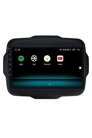 JEEP RENEGADE ANDROİD 13 MULTİMEDYA CARPLAY 4GB RAM+64GB HDD 2016-2020 NAVİGASYON EKRAN
