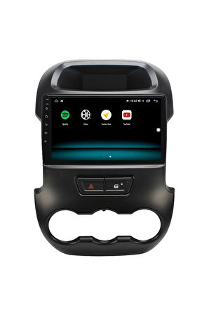 FORD RANGER ANDROİD 13 MULTİMEDYA CARPLAY 4GB RAM+64GB HDD 2012-2015 NAVİGASYON EKRAN