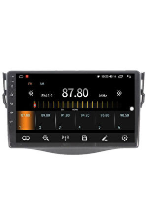 TOYOTA RAV4 ANDROİD 13 MULTİMEDYA CARPLAY 4GB RAM+64GB HDD 2006-2012 NAVİGASYON EKRAN