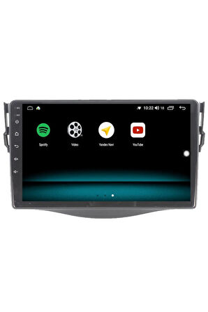 TOYOTA RAV4 ANDROİD 13 MULTİMEDYA CARPLAY 4GB RAM+64GB HDD 2006-2012 NAVİGASYON EKRAN