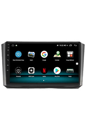 SSANGYONG REXTON ANDROİD 13 MULTİMEDYA CARPLAY 4GB RAM+64GB HDD 2006-2012 NAVİGASYON EKRAN