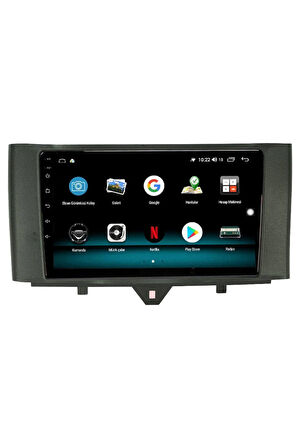 MERCEDES SMART ANDROİD 13 MULTİMEDYA CARPLAY 4GB RAM+64GB HDD 2011-2015 NAVİGASYON EKRAN