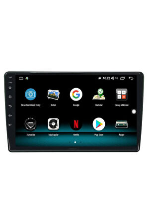 DACİA SANDERO ANDROİD 13 MULTİMEDYA CARPLAY 4GB RAM+64GB HDD 2013-2017 NAVİGASYON EKRAN