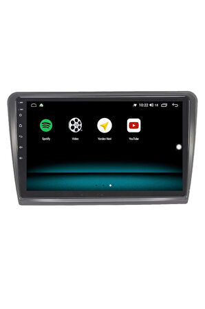 SKODA SÜPER B ANDROİD 13 MULTİMEDYA CARPLAY 4GB RAM+64GB HDD 2009-2013 NAVİGASYON EKRAN