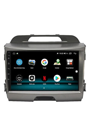 KİA SPORTAGE ANDROİD 13 MULTİMEDYA CARPLAY 4GB RAM+64GB HDD 2010-2015 NAVİGASYON EKRAN