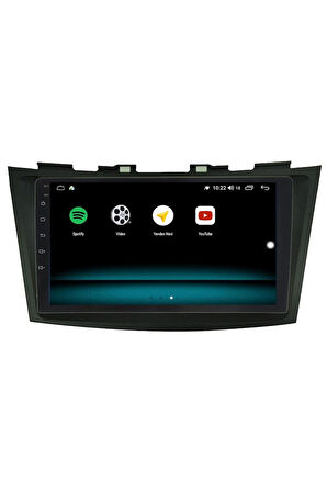 TOYOTA SWIFT ANDROİD 13 MULTİMEDYA CARPLAY 4GB RAM+64GB HDD 2010-2017 NAVİGASYON EKRAN