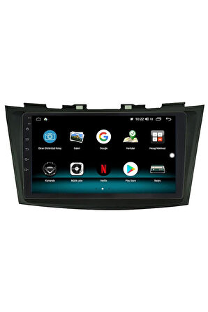 TOYOTA SWIFT ANDROİD 13 MULTİMEDYA CARPLAY 4GB RAM+64GB HDD 2010-2017 NAVİGASYON EKRAN
