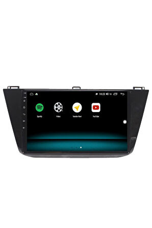 VOLKSWAGEN TİGUAN ANDROİD 13 MULTİMEDYA CARPLAY 4GB RAM+64GB HDD 2017-2021 NAVİGASYON EKRAN