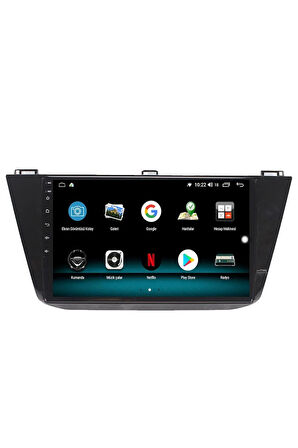 VOLKSWAGEN TİGUAN ANDROİD 13 MULTİMEDYA CARPLAY 4GB RAM+64GB HDD 2017-2021 NAVİGASYON EKRAN