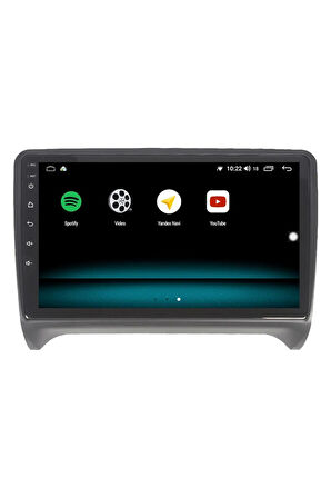 AUDİ TT ANDROİD 13 MULTİMEDYA CARPLAY 4GB RAM+64GB HDD NAVİGASYON EKRAN