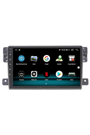 SUZUKI GRAND VİTARA ANDROİD 13 MULTİMEDYA CARPLAY 4GB RAM+64GB HDD 2006-2012 NAVİGASYON EKRAN