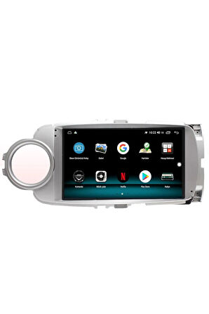 TOYOTA YARİS ANDROİD 13 MULTİMEDYA CARPLAY 4GB RAM+64GB HDD NAVİGASYON EKRAN