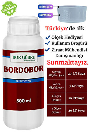 Sıvı Gübre- 500ml (BORDOBULAMACI) Bakır Içerikli Bitki Besini Ve Koruyucu Bordo Bulamacı