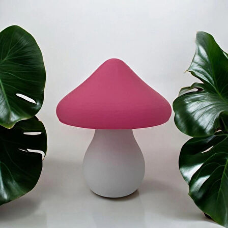 Led Mantar Gece Lambası Pilli, Renkli Ve Dekoratif Işık