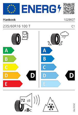 235/60 R16 100T Dynapro AT2 RF11 Oto Yaz Lastiği (Üretim Yılı: 2024)