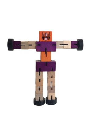 Bak Gel Al Küçük Boy Ahşap Robot Adam