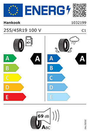 255/45 R19 100V Ventus evo SUV K137A+ VW (Volkswagen) Oto Yaz Lastiği (Üretim Yılı: 2024)