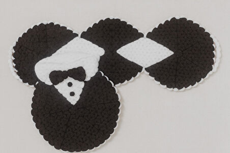 El Örgüsü Banyo Lifi - Damat Bohçası 2'li Set Çeyizlik