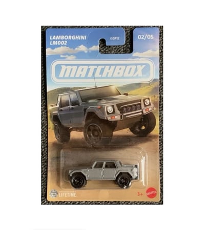 Matchbox Lamborghini LM002 Silver European Series 2025