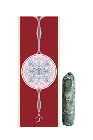 Mandala Serisi Be Here Now 4.1 mm Doğal Kauçuk Kaydırmaz Yoga Matı
