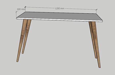 Emkawood Rina Masif Ayaklı Çalışma  Masası