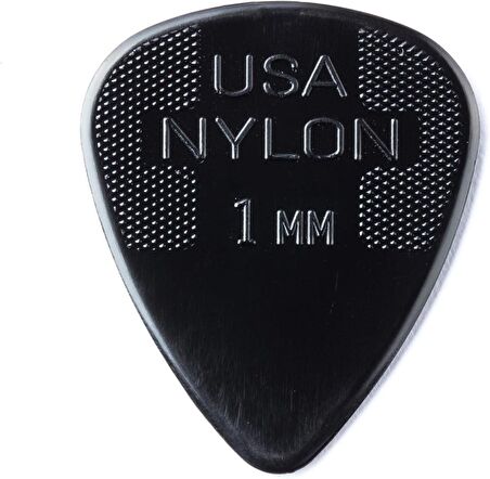 Jim Dunlop 44P1.0 Nylon Standard Gitar Penası 12li Pena Seti (1mm.)