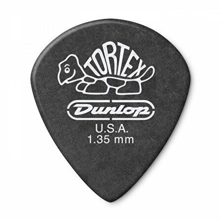 Jim Dunlop 482P1.35 Jazz III 12li Pena Seti (1,35mm) Tortex Pitch Black 