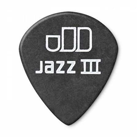 Jim Dunlop 482P1.35 Jazz III 12li Pena Seti (1,35mm) Tortex Pitch Black 