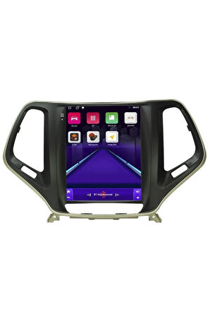 JEEP CHEROKEE ANDROİD 10 MULTİMEDYA CARPLAY 2GB RAM+32GB HDD NAVİGASYON TESLA EKRAN