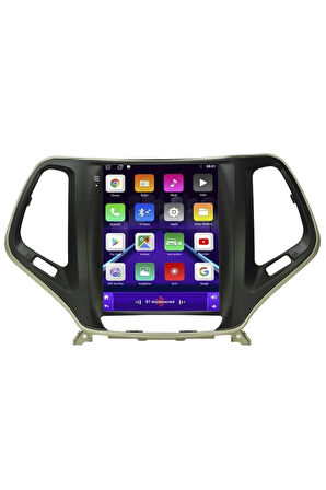 JEEP CHEROKEE ANDROİD 10 MULTİMEDYA CARPLAY 2GB RAM+32GB HDD NAVİGASYON TESLA EKRAN