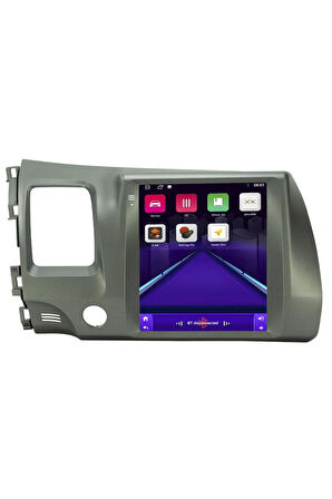 HONDA CİVİC FD6 ANDROİD 10 MULTİMEDYA CARPLAY 2GB RAM+32GB HDD NAVİGASYON TESLA EKRAN