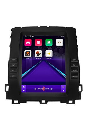 TOYOTA LANDA CRUSİER PRADO ANDROİD 10 MULTİMEDYA CARPLAY 2GB RAM+32GB HDD NAVİGASYON TESLA EKRAN