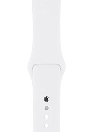 Apple Watch Seri 9 8 7 6 5 4 3 2 Se Ultra 42MM / 44MM / 45MM / 49MM Uyumlu Spor Silikon Kordon ( Saat Değildir )