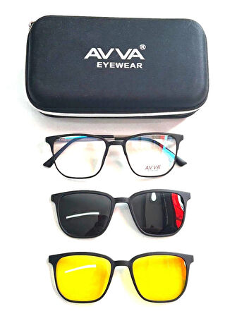 AVVA 2125 C1  POLARİZE&ANTİFAR KLİPSLİ ERKEK  GÜNEŞ GÖZLÜĞÜ