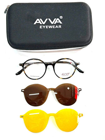 AVVA 9365 C6 POLARİZE&ANTİFAR KLİPSLİ UNİSEX GÜNEŞ GÖZLÜĞÜ